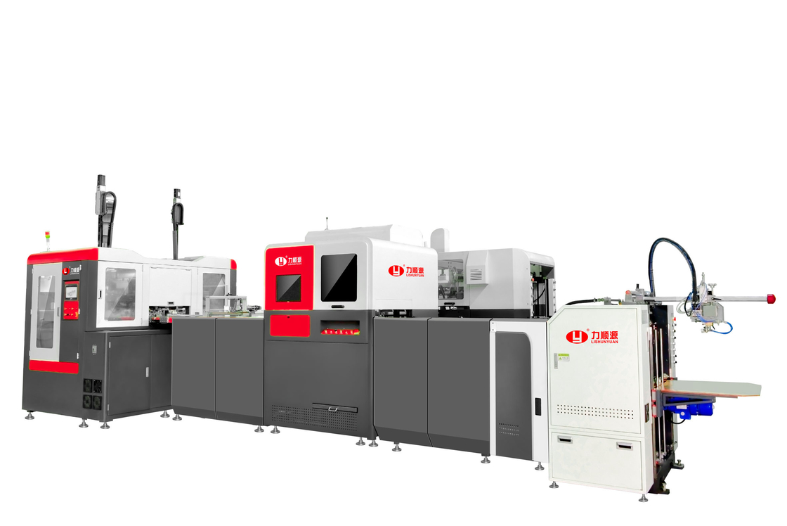 2 in 1 alta velocità doppia testa che forma la scatola di cartone rigida scatola Maker Machine