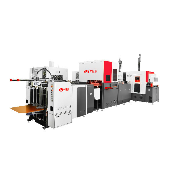 2 in 1 macchina intelligente automatica ad alta velocità per la fabbricazione di scatole rigide in cartone 50-52PCS/min