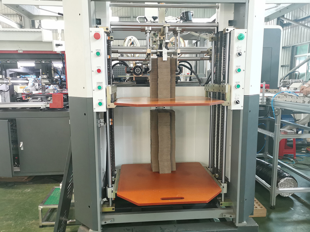 Intelligent High Speed Automatic Rigid Box Making Machine Multifunction 2 In 1 50-52pcs/min