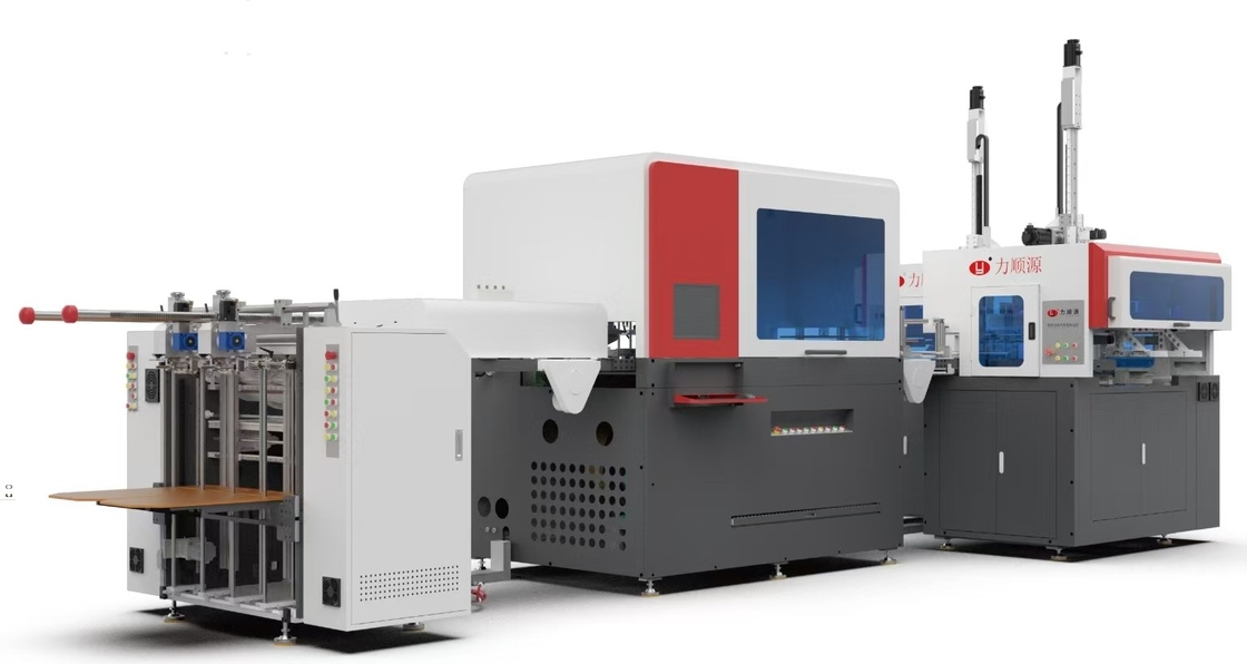 Macchina per incartonamento rigida automatica ad alta velocità intelligente multifunzionale 2 in 1 50-70 pezzi/min