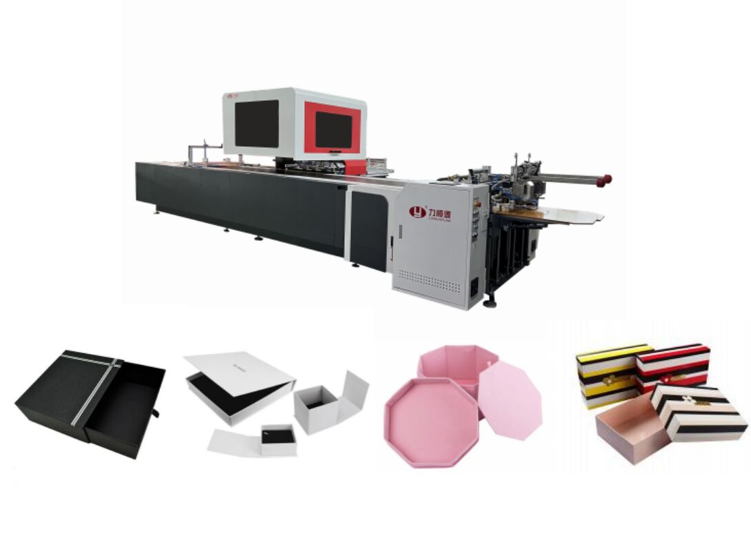 LY-850DN Multiplice Double Sheet Positioning Machine Premium Gift Making Machine Scatola di cassetto