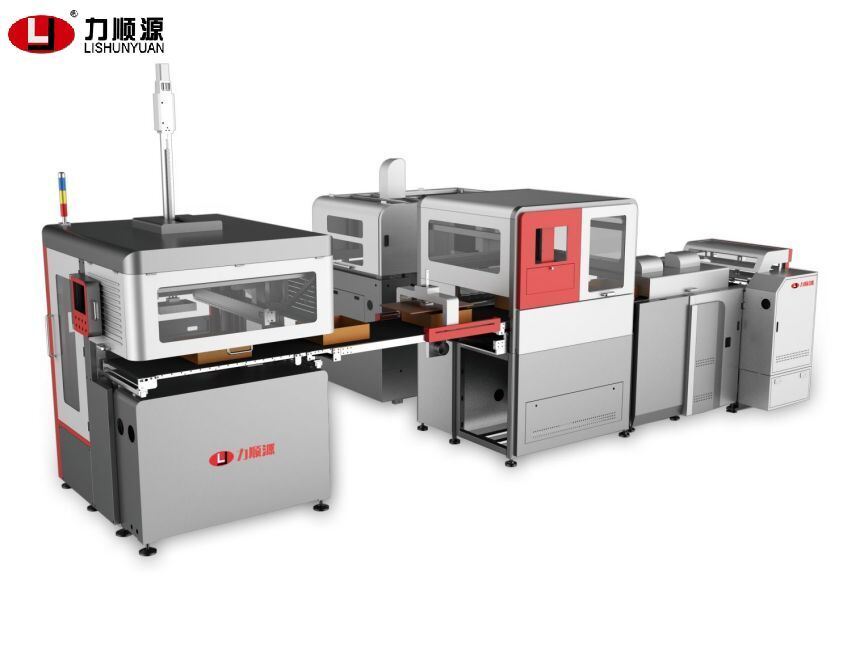LY-HB1200CN Linea di produzione intelligente di scatole rigide ad alta velocità 20-30 pezzi/min