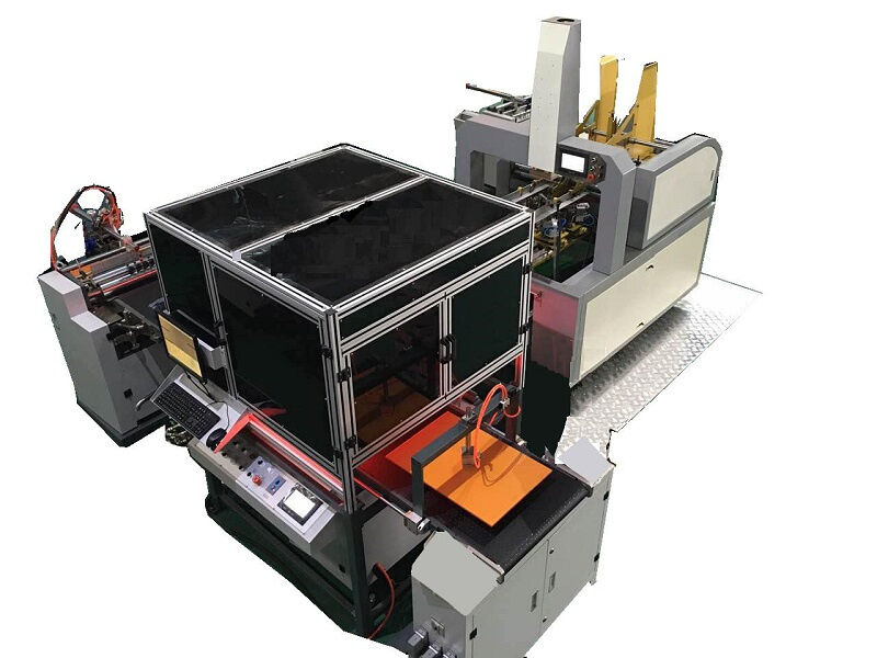 PLC Control System Automatic Box Packing Machine Designed for Finished Product Size L W H 400 300 140 mm and 55 35 12 mm Packaging Process