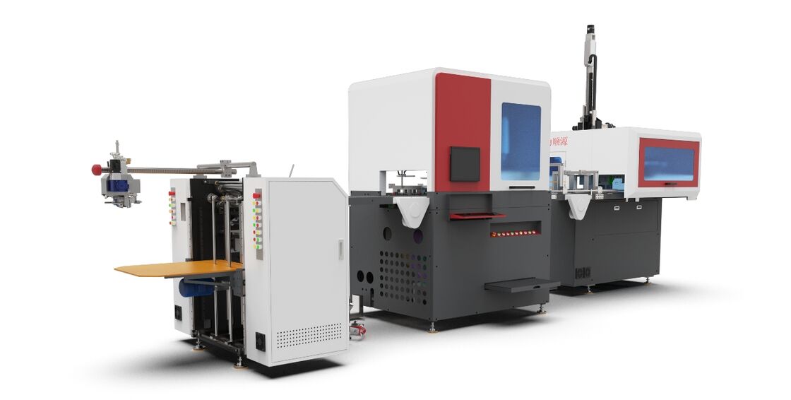 LY-1500CB Intelligent Automatic Rigid Box Making Machine (dentro le funzioni di pressatura a bolla) Rigid Box/Box Making/Box Making Machine/Automatic Rigid Box Making Machine/Case Maker