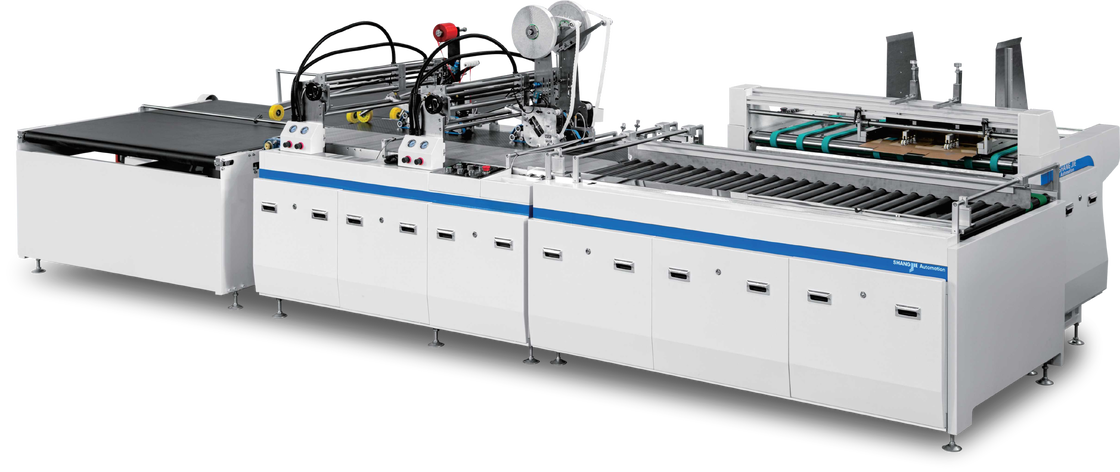 LY-1450WG-900 Macchina Incollatrice Multifunzione per Scatole con Zip, Nastro Biadesivo, Compatibilità Multi-Scatola, Tutte le Scatole con Zip, Ampia Gamma di Dimensioni, Supporta Cartone, Larghezza Nastro Personalizzabile