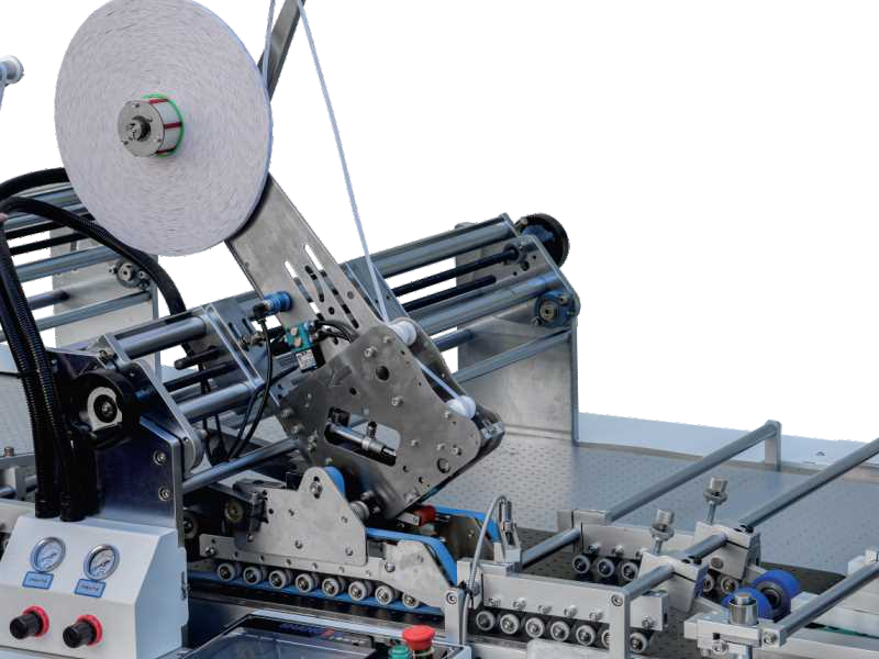 LY-1450WG-900 Macchina Incollatrice Multifunzione per Scatole con Zip, Nastro Biadesivo, Compatibilità Multi-Scatola, Tutte le Scatole con Zip, Ampia Gamma di Dimensioni, Supporta Cartone, Larghezza Nastro Personalizzabile