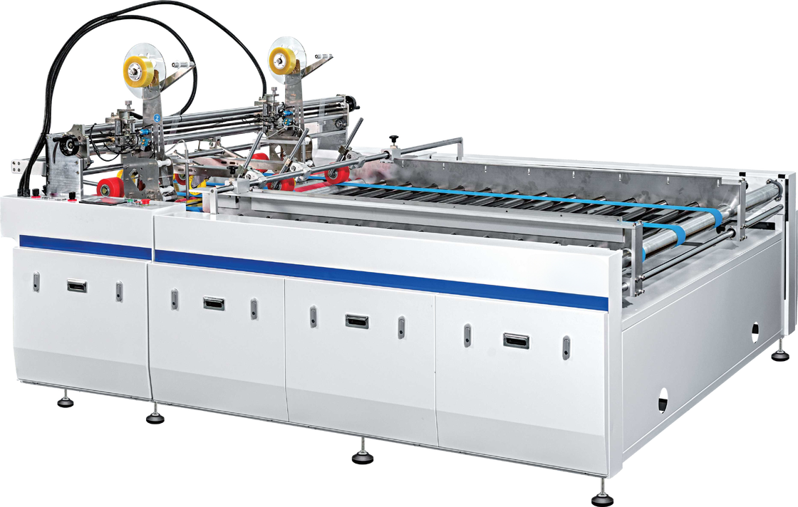 LY-1500TMJ Macchina automatica per l'incollaggio di nastro trasparente su cartone, macchina per l'applicazione di nastro trasparente su pannelli di cartone di grandi dimensioni, macchina per l'applicazione di nastro con controllo servo per imballaggio