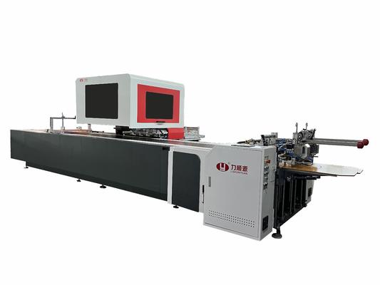 LY 850DN Automatic Double Box Positioning Machine Paper Feeding Machine rigide box sleeve Gioielli scarpe di lusso Cosmetici regalo Scarpe Box Machine
