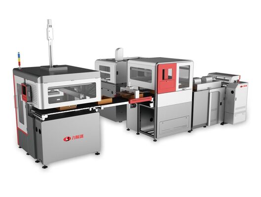 Linea di produzione di scatole rigide ad alta velocità intelligenti 20-30pcs/min