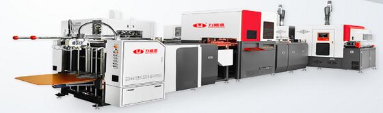 2 in 1 macchina intelligente automatica ad alta velocità per la fabbricazione di scatole rigide in cartone 50-52PCS/min