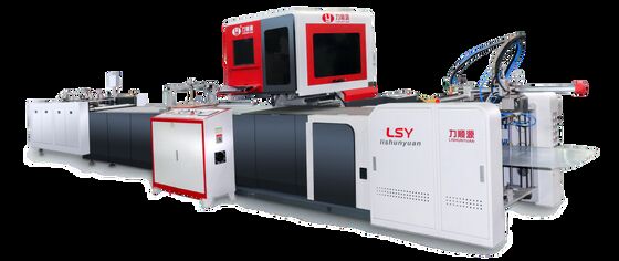 LY-4510C-PK macchina che offre posizionamento ad alta precisione e alimentazione servo modulare per la fabbricazione di cover rigide