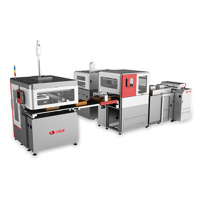 Nuova linea rigida automatica intelligente dell'incartonamento di alta precisione ±0.05 di progettazione con velocità stabile 20-25pcs/min