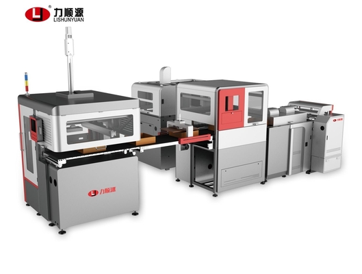 Nuova linea rigida automatica intelligente dell'incartonamento di alta precisione ±0.05 di progettazione con velocità stabile 20-25pcs/min